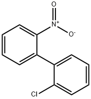 1,1'-Biphenyl, 2-chloro-2'-nitro- Structure