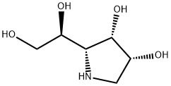 1,4-dideoxy-1,4-iminomannitol 化学構造式
