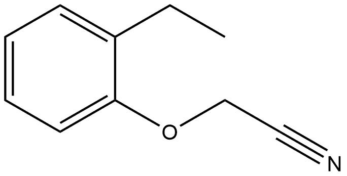 2-(2-Ethylphenoxy)acetonitrile Structure