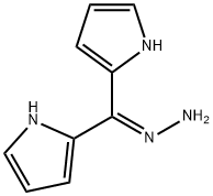 Methanone, di-?1H-?pyrrol-?2-?yl-?, hydrazone 化学構造式