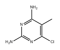 2,4-Pyrimidinediamine, 6-chloro-5-methyl- Struktur
