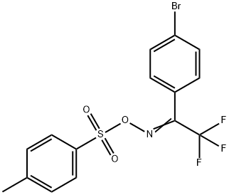 1-(4-溴苯基)-2,2,2-三氟乙酮 O-(对甲苯磺酰基)肟,952142-96-0,结构式