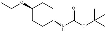 Carbamic acid, N-?(trans-?4-?ethoxycyclohexyl)?-?, 1,?1-?dimethylethyl ester,952302-07-7,结构式