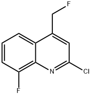 Quinoline, 2-chloro-8-fluoro-4-(fluoromethyl)- Struktur