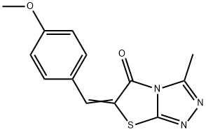 Thiazolo[2,3-c]-1,2,4-triazol-5(6H)-one, 6-[(4-methoxyphenyl)methylene]-3-methyl-