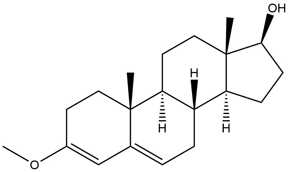 Androsta-3,5-dien-17-ol, 3-methoxy-, (17β)-,95369-50-9,结构式