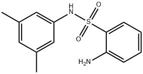 2-amino-N-(3,5-dimethylphenyl)benzenesulfonamide 化学構造式