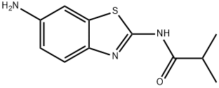 N-(6-氨基苯并[D]噻唑-2-基)异丁酰胺,953746-63-9,结构式