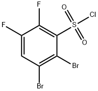 Benzenesulfonyl chloride, 2,3-dibromo-5,6-difluoro-,953747-68-7,结构式