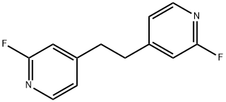 1,2-bis(2-fluoropyridin-4-yl)ethane Struktur