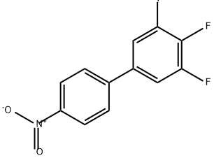 1,1'-Biphenyl, 3,4,5-trifluoro-4'-nitro- Structure