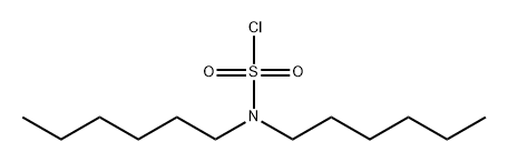 Sulfamoyl chloride, N,N-dihexyl- Structure