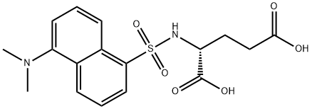 (R)-2-(5-(Dimethylamino)naphthalene-1-sulfonamido)pentanedioic acid 结构式