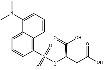 (R)-2-(5-(Dimethylamino)naphthalene-1-sulfonamido)succinic acid,95465-25-1,结构式