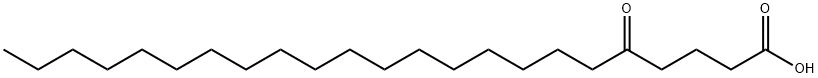 Tricosanoic acid, 5-oxo- 化学構造式