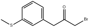 1-Bromo-3-(3-(methylthio)phenyl)propan-2-one Structure