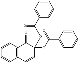 1(2H)-Naphthalenone, 2,2-bis(benzoyloxy)-,95525-97-6,结构式