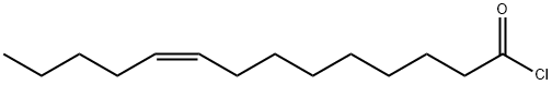 9-Tetradecenoyl chloride, (9Z)-,95548-25-7,结构式
