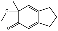 5H-Inden-5-one, 1,2,3,6-tetrahydro-6-methoxy-6-methyl- Struktur