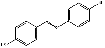 Benzenethiol, 4,4'-(1,2-ethenediyl)bis- Structure