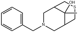 9-Methyl-7-(phenylmethyl)-3-thia-7-azabicyclo[3.3.1]nonan-9-ol Structure