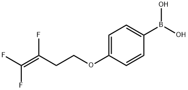 4-(3,4,4-Trifluoro-but-3-en-1-yl-oxy)-phenylboronic acid Structure