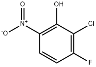 Phenol, 2-chloro-3-fluoro-6-nitro- 结构式