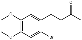 2-Butanone, 4-(2-bromo-4,5-dimethoxyphenyl)- Structure
