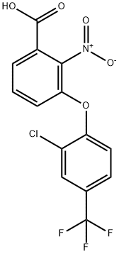Benzoic acid, 3-[2-chloro-4-(trifluoromethyl)phenoxy]-2-nitro- Structure