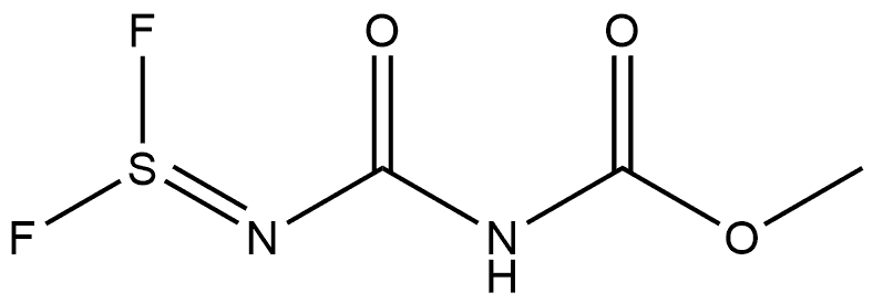 Carbamic acid, N-?[[(difluoro-?λ4-?sulfanylidene)?amino]?carbonyl]?-?, methyl ester 化学構造式