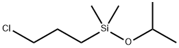 Silane, (3-?chloropropyl)?dimethyl(1-?methylethoxy)?- Structure