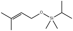Silane, dimethyl[(3-?methyl-?2-?buten-?1-?yl)?oxy]?(1-?methylethyl)?- 化学構造式