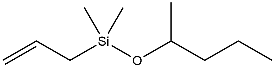 Silane, dimethyl(1-?methylbutoxy)?-?2-?propen-?1-?yl-,959004-22-9,结构式