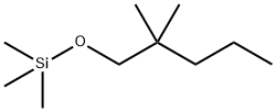 Silane, [(2,?2-?dimethylpentyl)?oxy]?trimethyl- 化学構造式