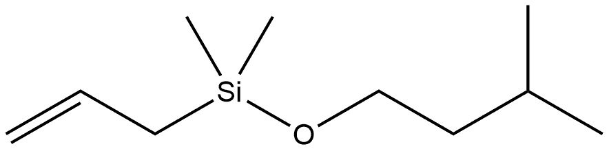 Silane, dimethyl(3-?methylbutoxy)?-?2-?propen-?1-?yl- 化学構造式