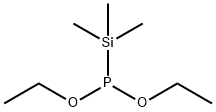 Phosphonous acid, P-?(trimethylsilyl)?-?, diethyl ester 化学構造式