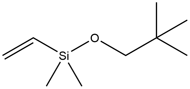 Silane, (2,?2-?dimethylpropoxy)?ethenyldimethyl- Structure