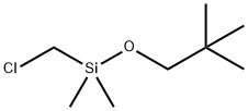 Silane, (chloromethyl)?(2,?2-?dimethylpropoxy)?dimethyl- 化学構造式