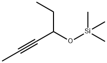 Silane, [(1-?ethyl-?2-?butyn-?1-?yl)?oxy]?trimethyl- 化学構造式
