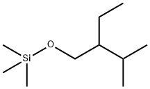 Silane, (2-?ethyl-?3-?methylbutoxy)?trimethyl- 化学構造式