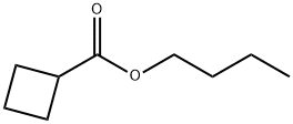 Cyclobutanecarboxylic acid butyl ester Structure