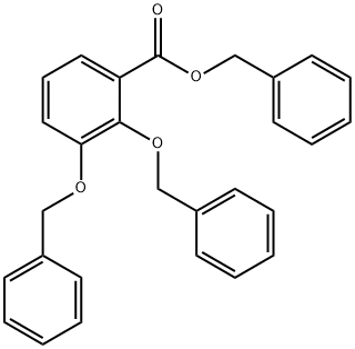 Benzoic acid, 2,3-bis(phenylmethoxy)-, phenylmethyl ester