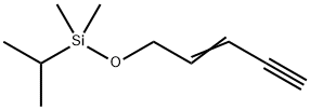 Silane, dimethyl(1-?methylethyl)?(2-?penten-?4-?yn-?1-?yloxy)?- 化学構造式