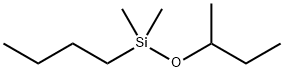 Silane, butyldimethyl(1-?methylpropoxy)?- 化学構造式