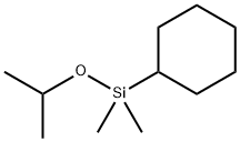 Cyclohexane, [dimethyl(1-?methylethoxy)?silyl]?- 化学構造式