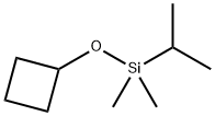 Cyclobutane, [[dimethyl(1-?methylethyl)?silyl]?oxy]?- 化学構造式