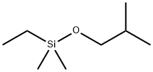 Silane, ethyldimethyl(2-?methylpropoxy)?- 化学構造式