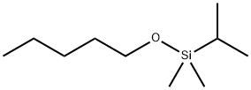 Silane, dimethyl(1-?methylethyl)?(pentyloxy)?- 化学構造式