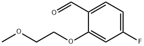 4-氟-2-(2-甲氧基乙氧基)苯甲醛,959641-51-1,结构式