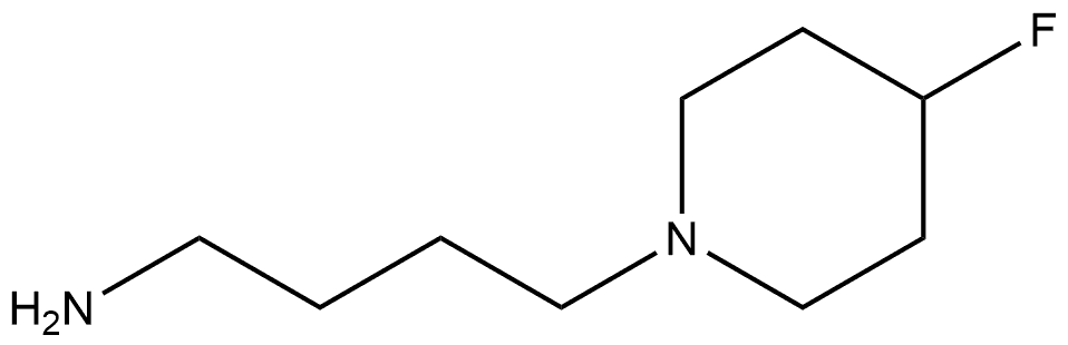 4-(4-fluoro-1-piperidinyl)butyl]amine Structure